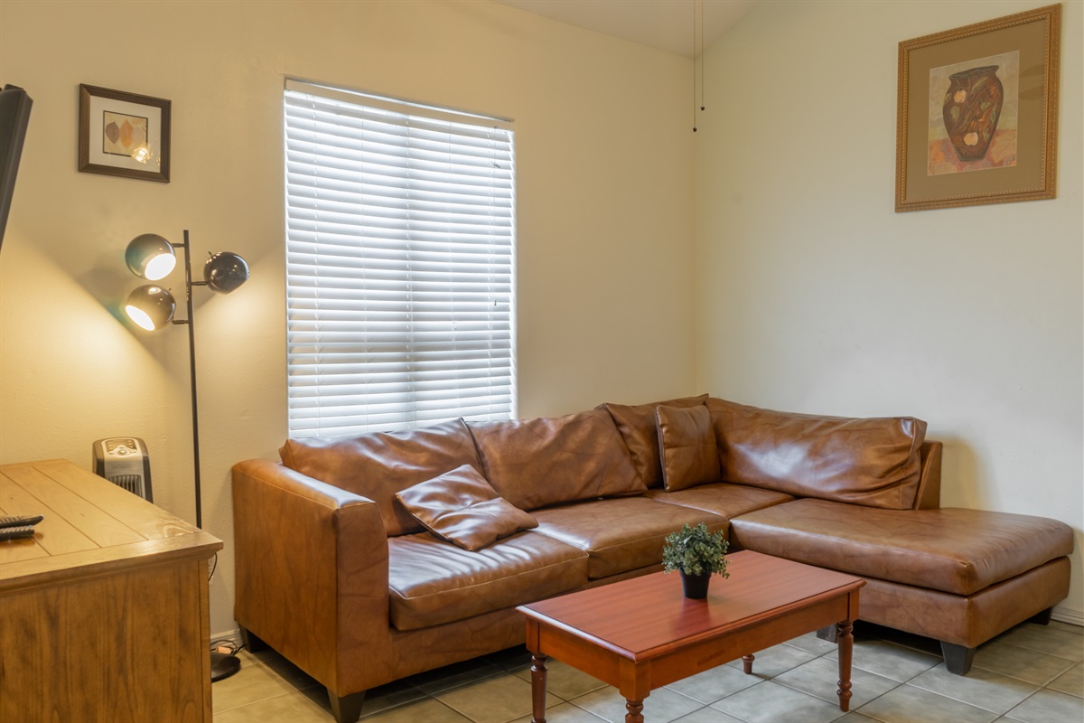 Sectional Sofa in the living area