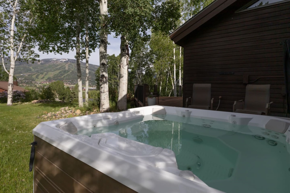 Outside Jacuzzi