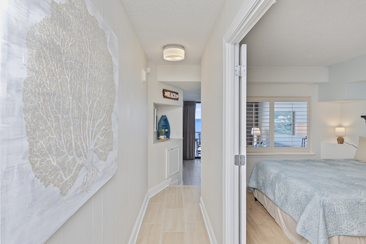 Open layout of the condo allows plenty of room to spread out and relax. 