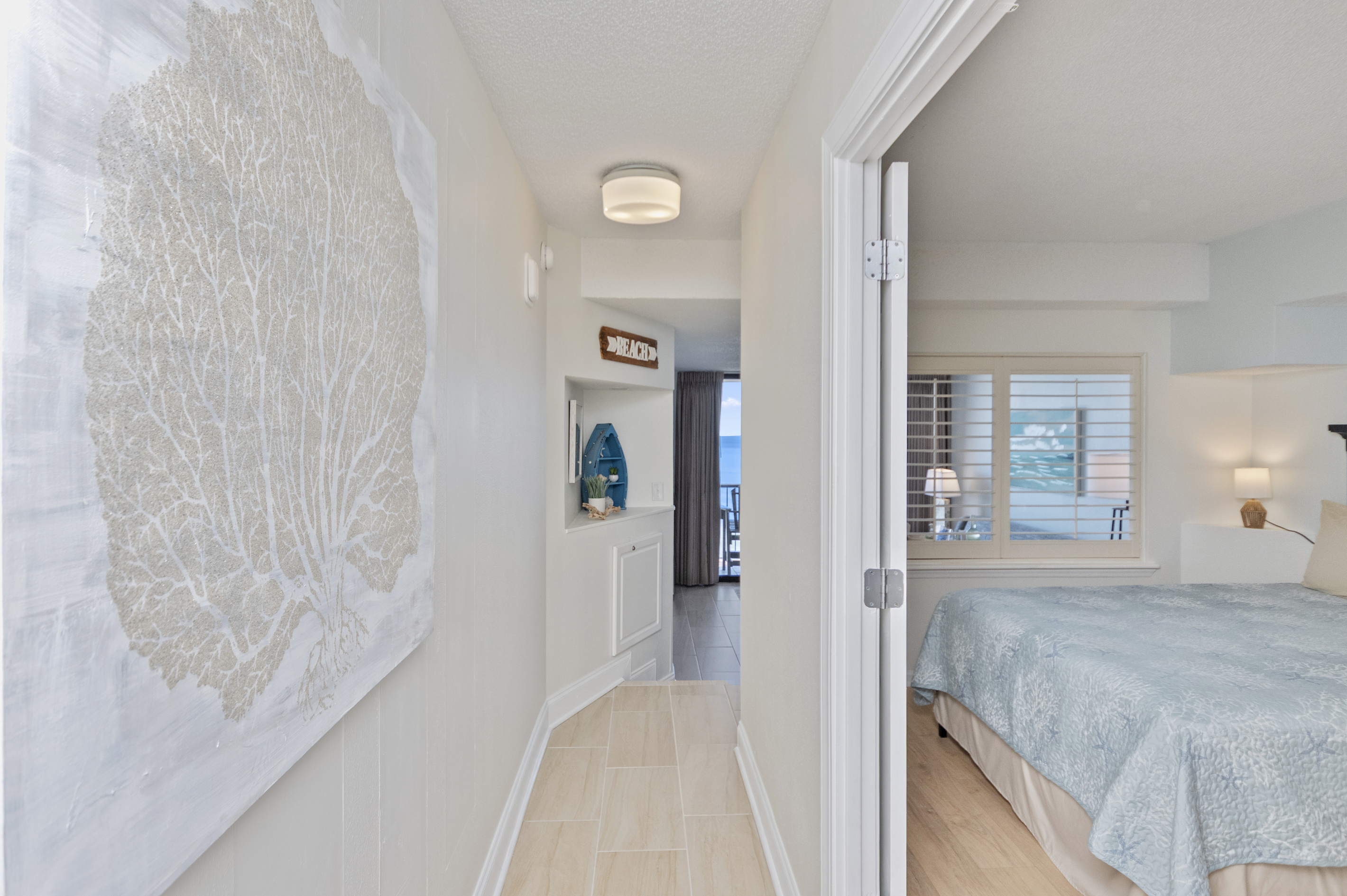 Open layout of the condo allows plenty of room to spread out and relax. 
