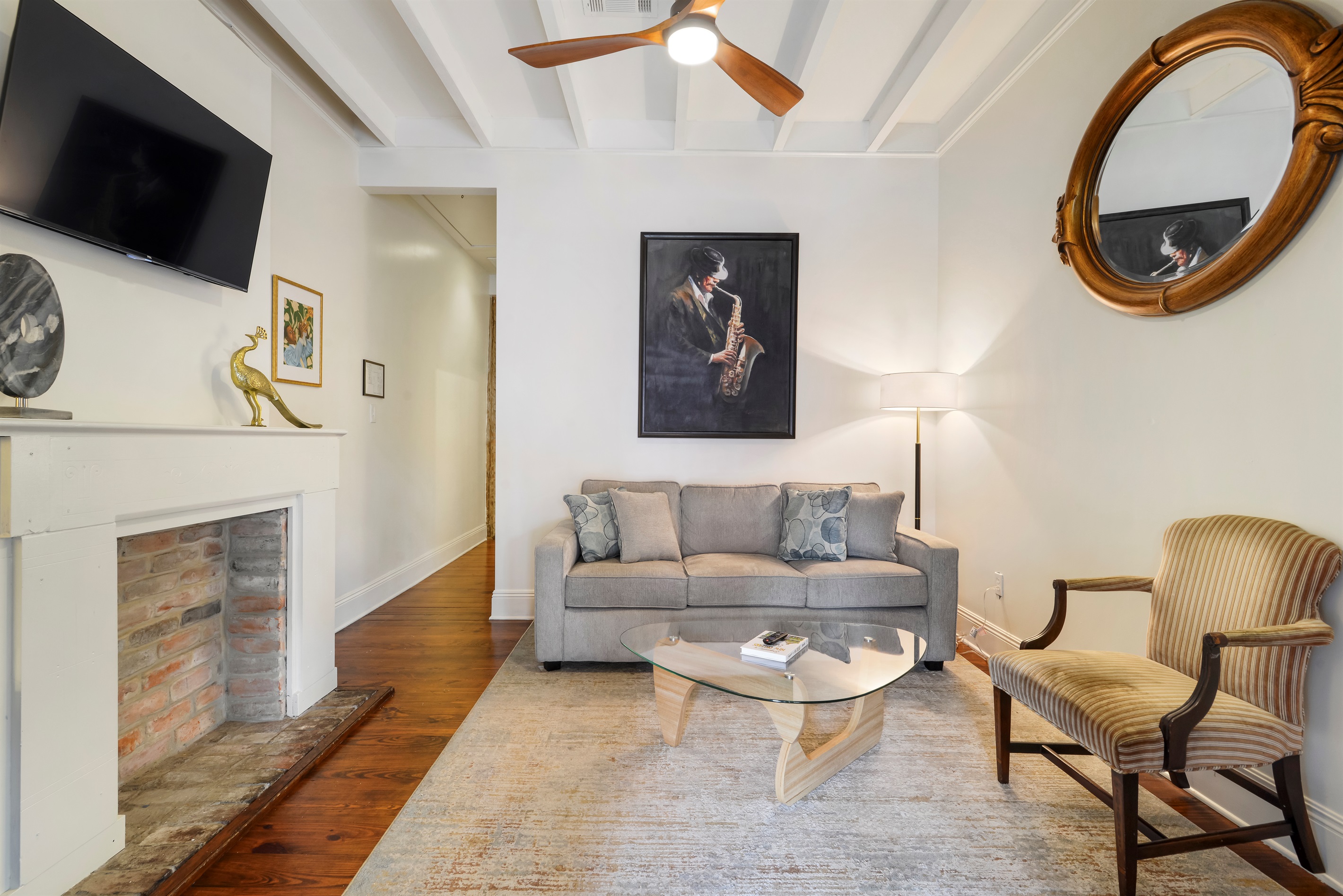 Living Area of the Bolden Guest House