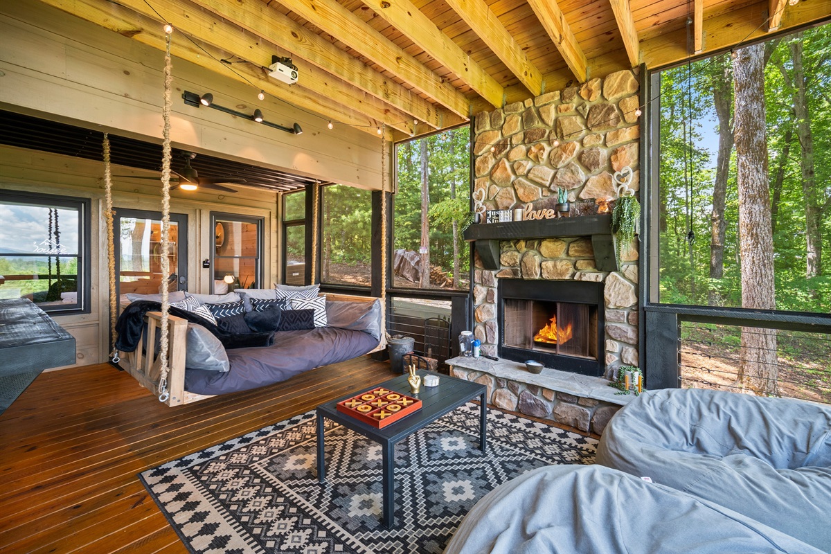 The ideal spot to enjoy the fresh mountain air.