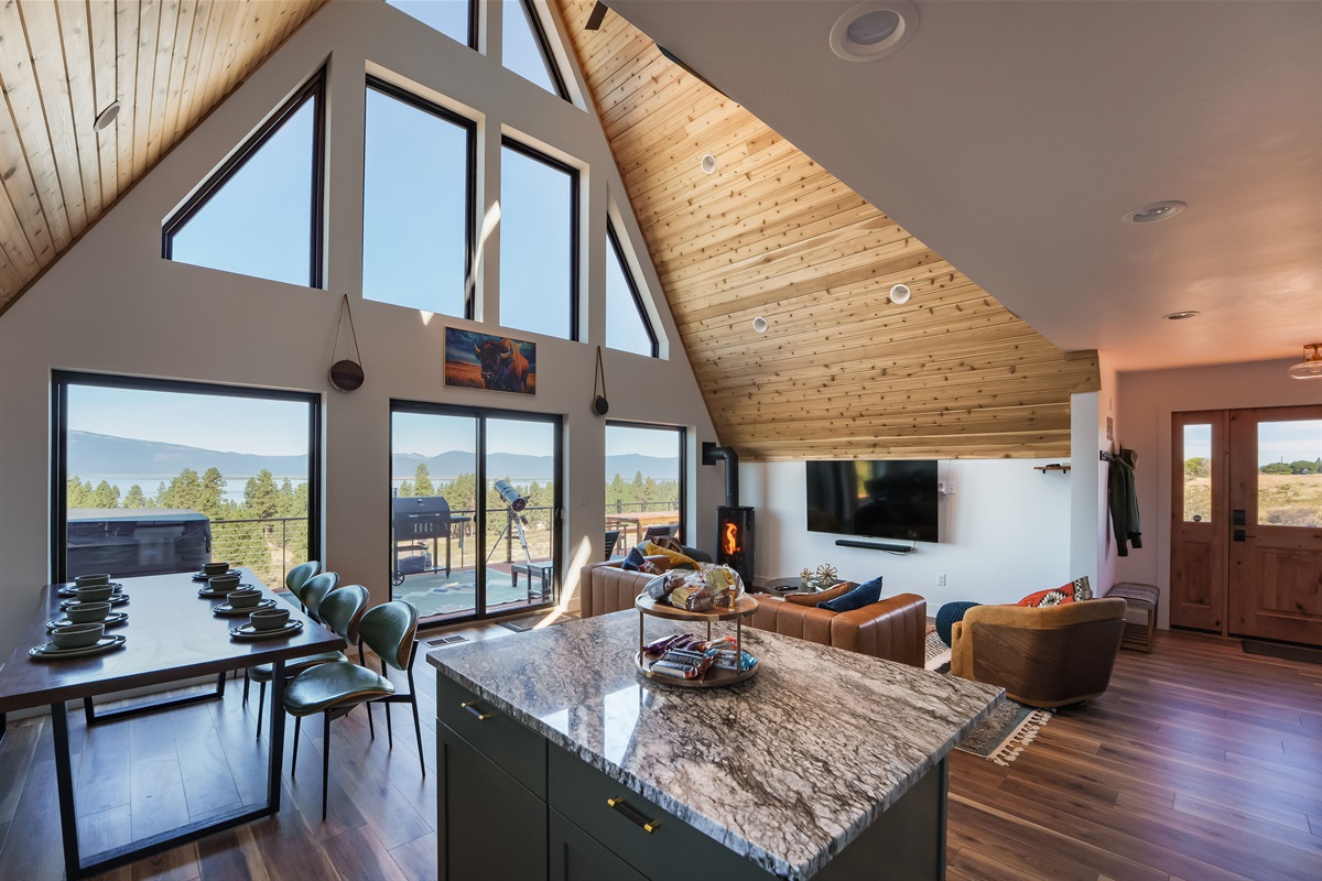 25 Foot Ceilings Upon the Living Area