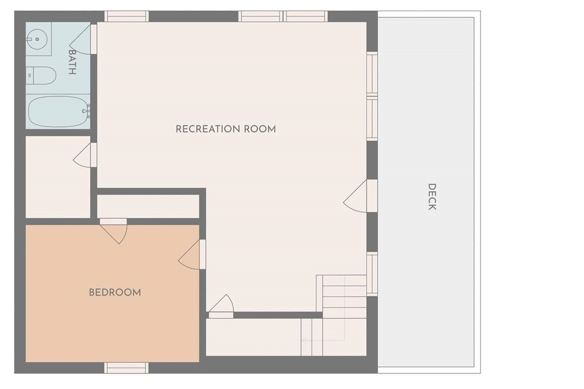 Lower Level Floor Plan