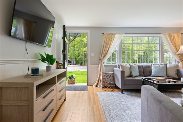 Make yourself at home in our light-filled living area, where comfort meets charm and every seat feels like the best one in the house!