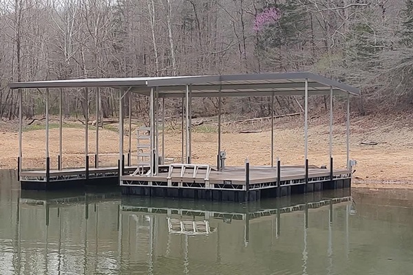 Completed dock