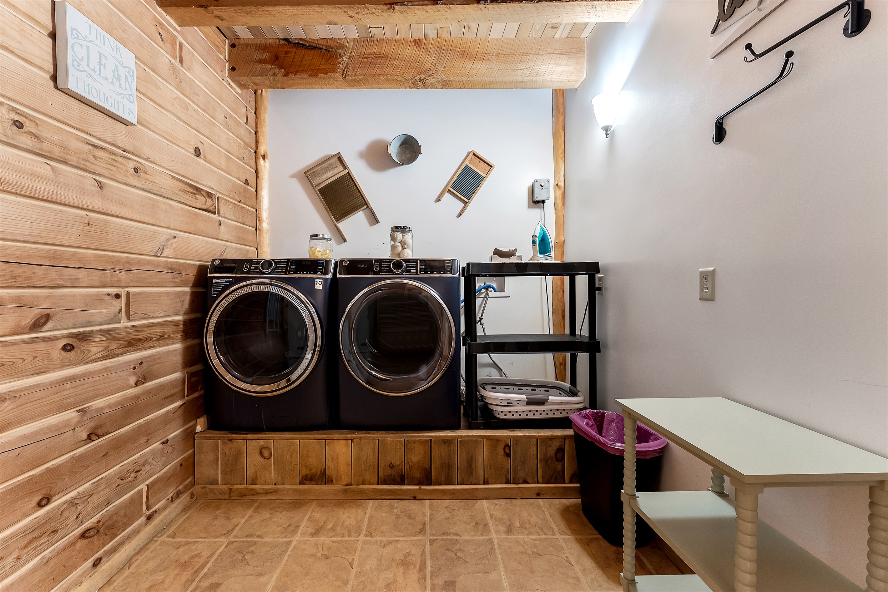 Washer and Dryer available for guest use.