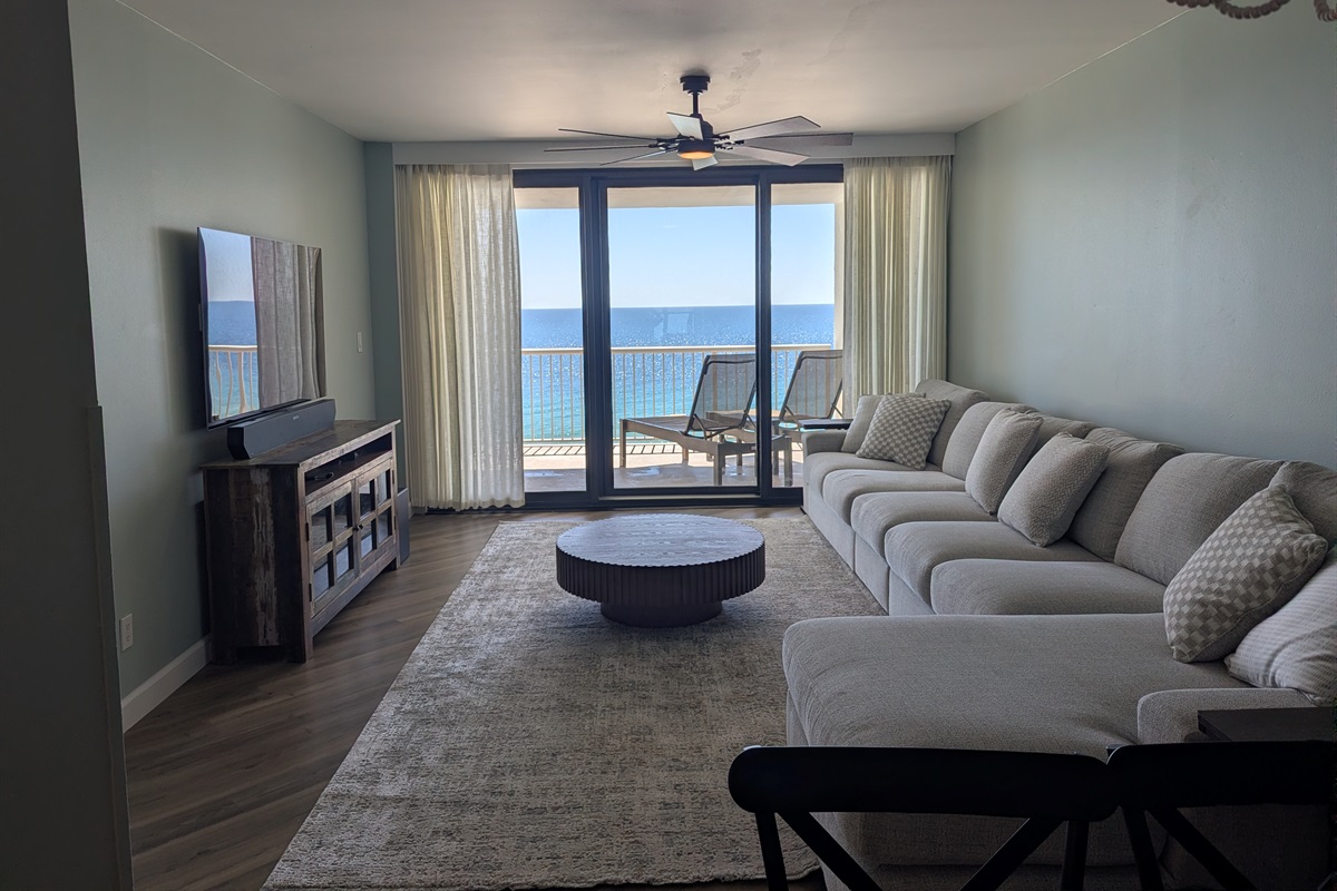 Lots of comfortable seating with a great view!