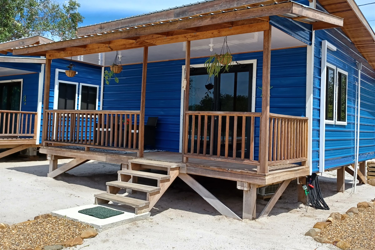 Starfish Casita four steps to main door