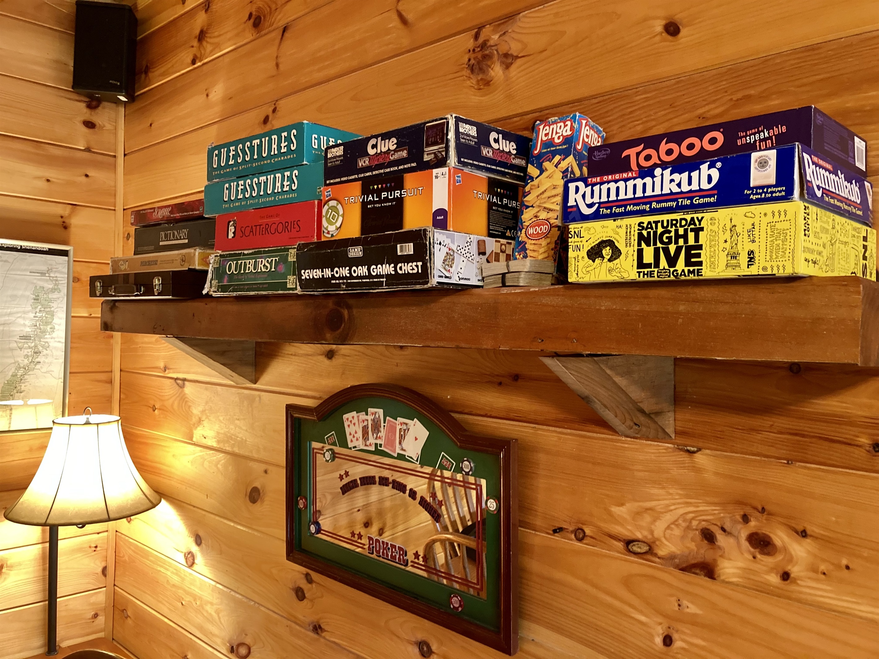 Choose from a variety of games to play.
