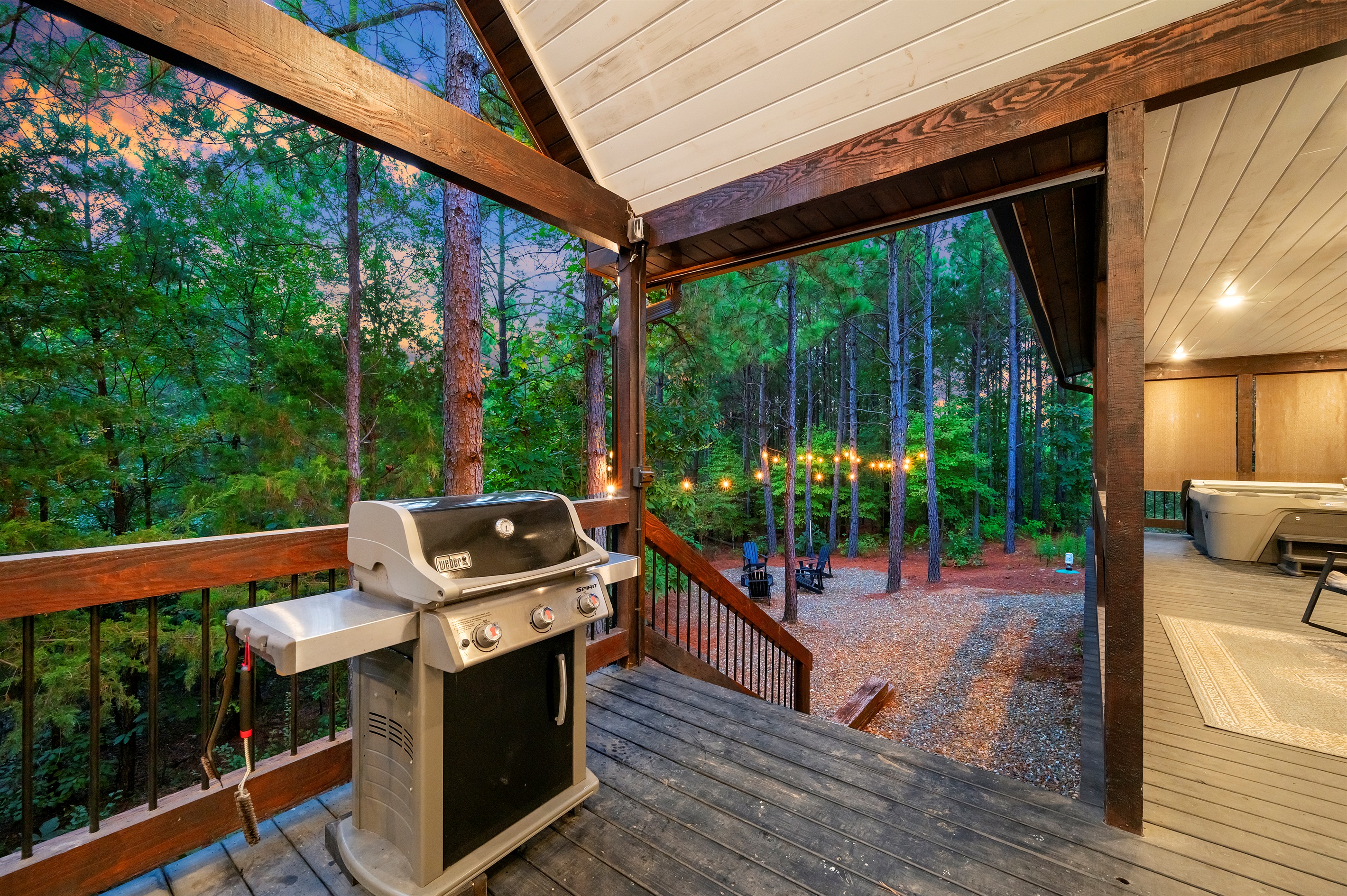 Grill & Chill out on the back deck.