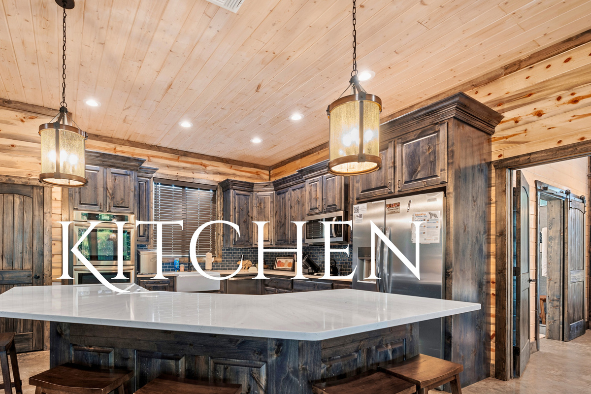This stylish kitchen features everything you need to whip up a delicious meal, with modern appliances and plenty of prep space.