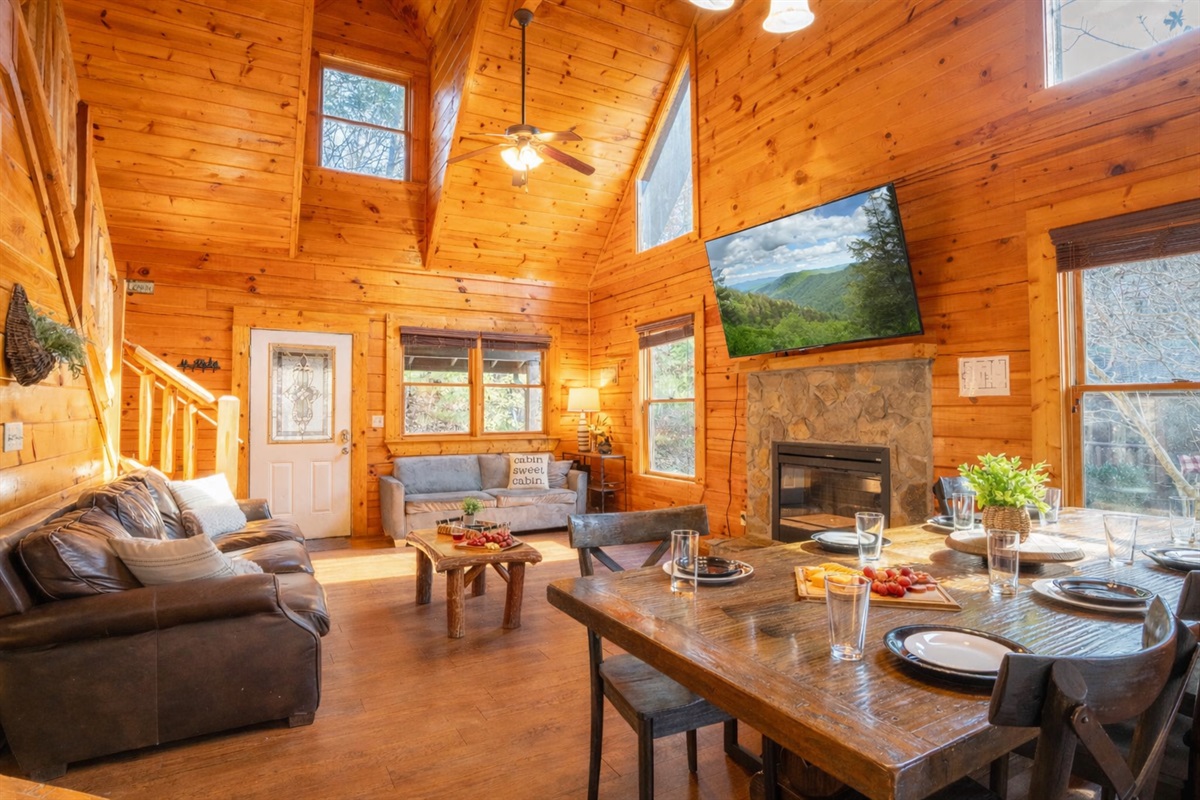 Enjoy the spacious living area filled with natural light. Gather with family and friends for lifelong memories.