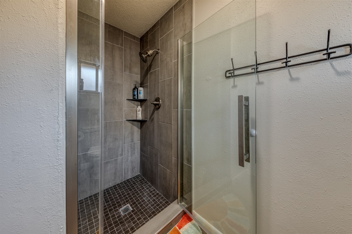 Master bath with walk-in shower
