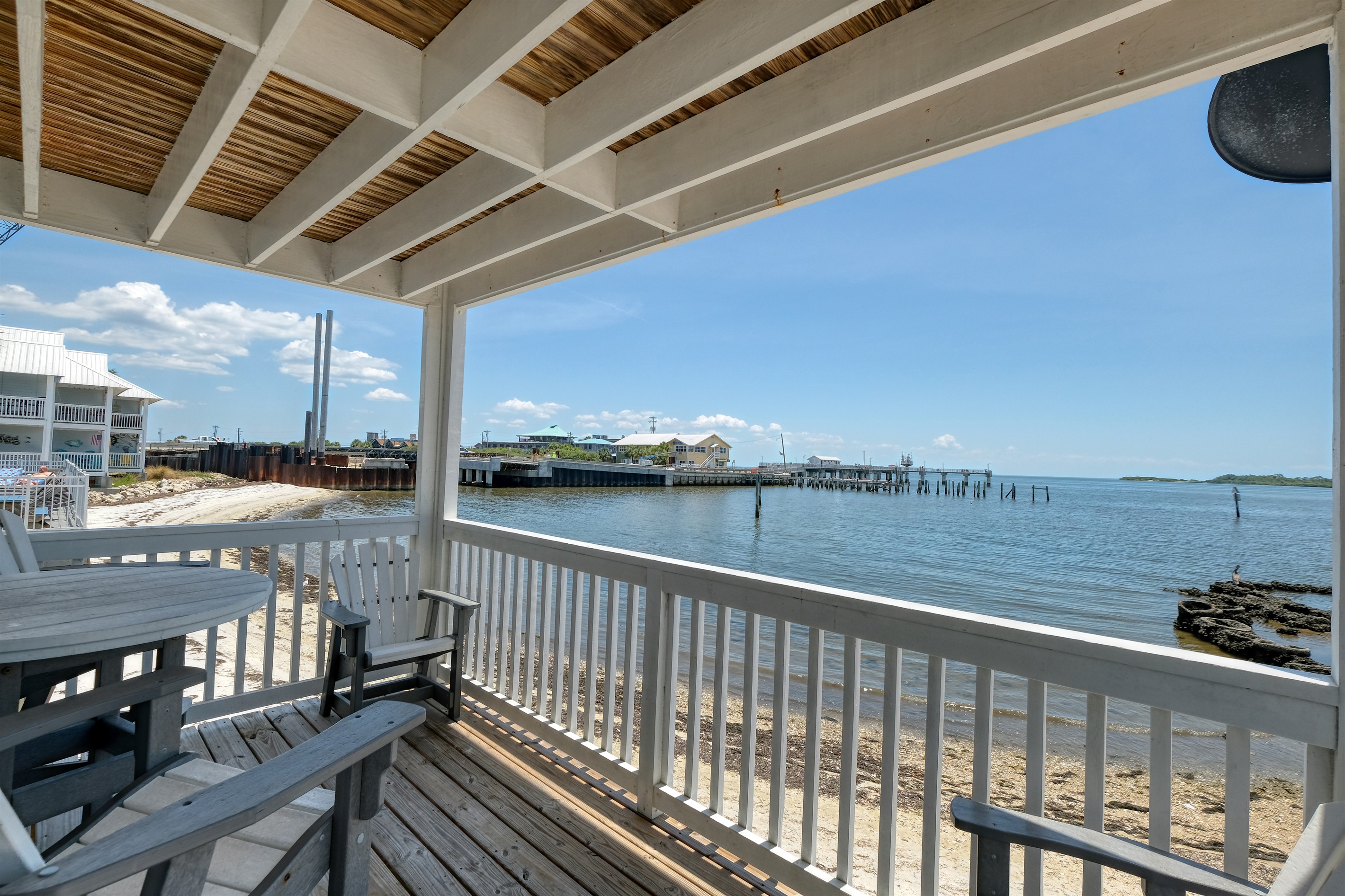 Sip your morning coffee and take in the stunning views of the ocean