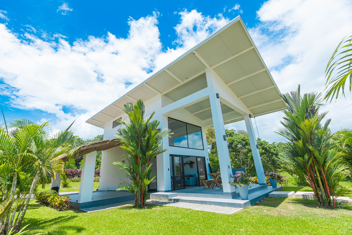 Front of Villa 1 