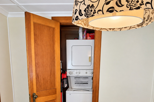 Goodyear Boathouse - laundry in the closet in the dining room.