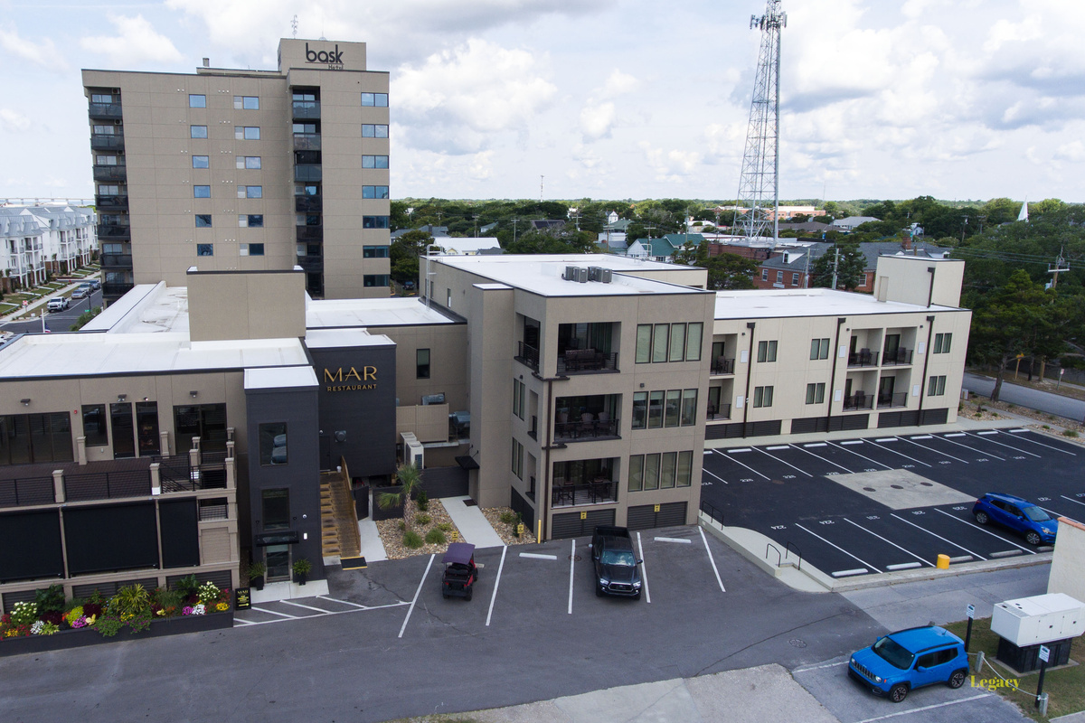 View of Mar restaurant, and Condos 