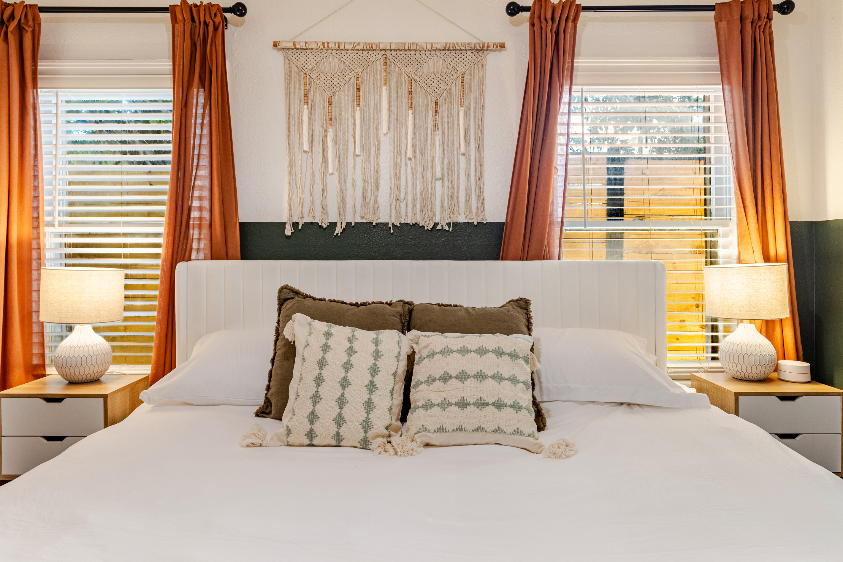 Bright windows and artisan decor create a serene escape for total relaxation!