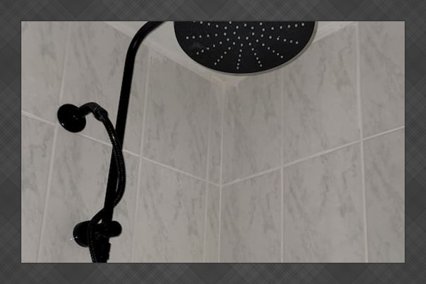 Rain shower and hand held shower head