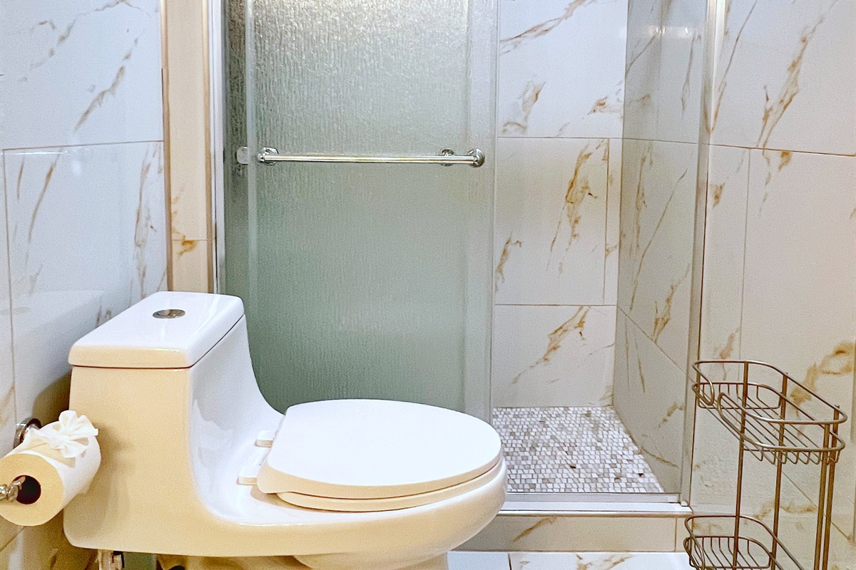 Cleanliness is never a question&mdash;every bathroom is professionally cleaned and guest-ready.