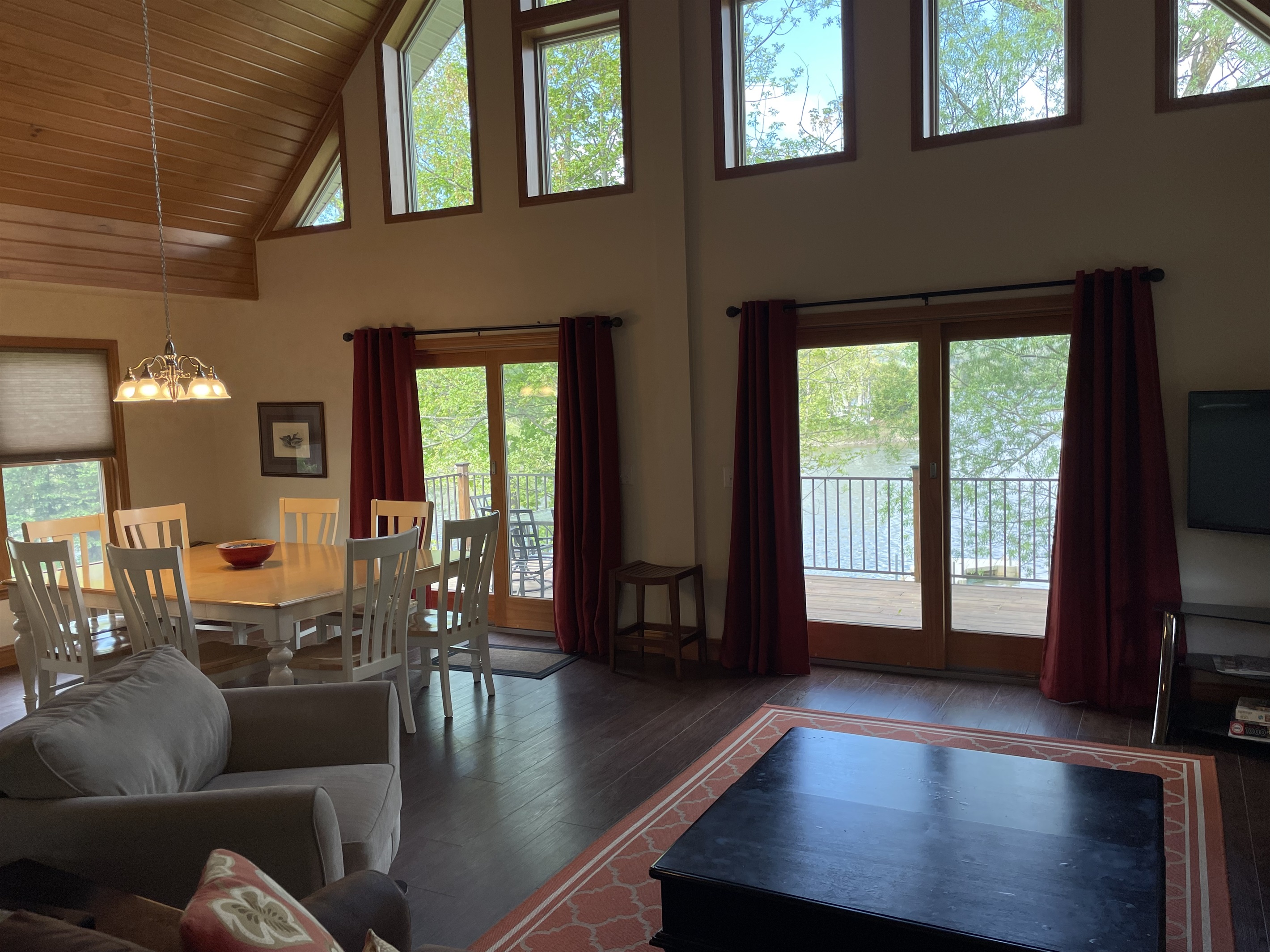 Dining area with a view