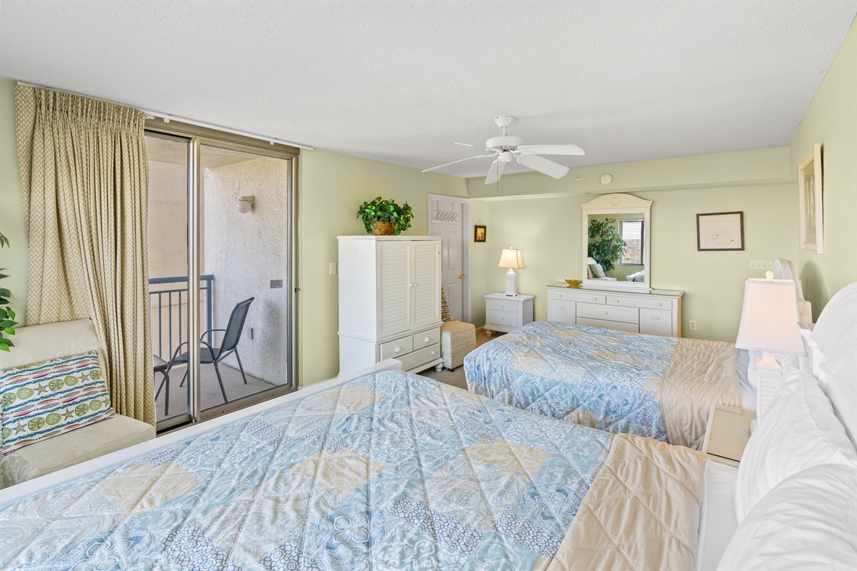 1 Queen and 1 Full in 3rd Bedroom