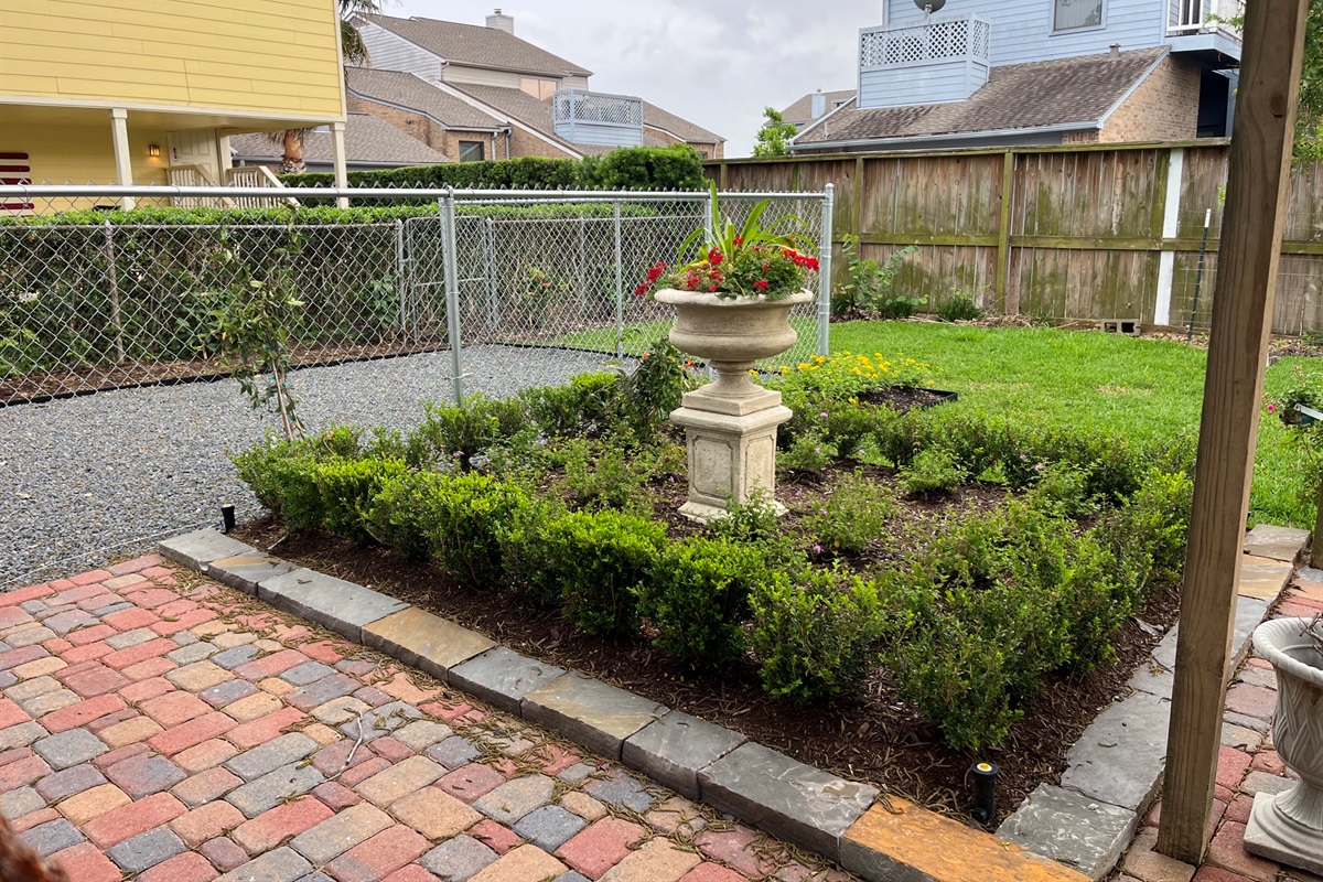 Garden area