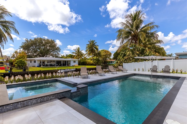Pool & Hot Tub Area