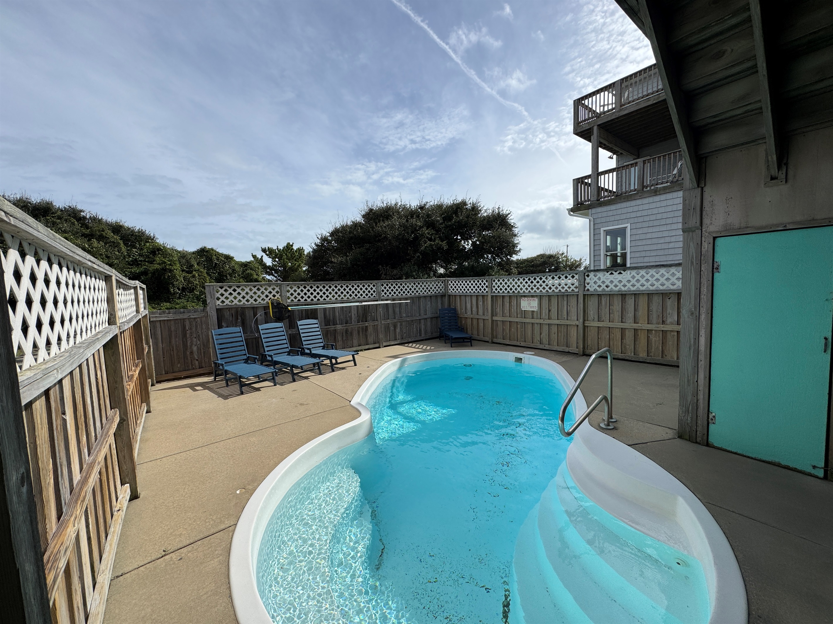 Lounge poolside and soak up the sun.