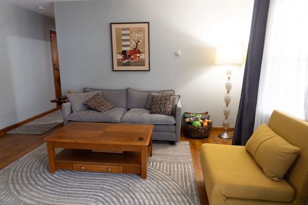 Comfortable living room with natural light.