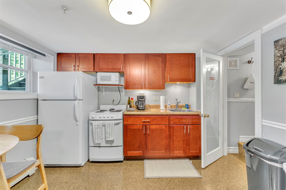 Creamery Apt 4 Kitchen area in studio