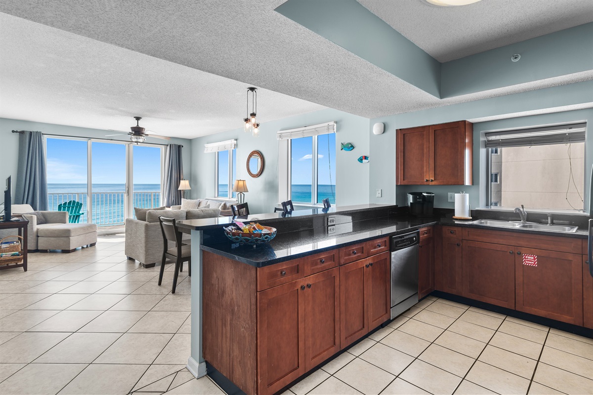 Those corner unit, west-looking views are the best for catching stunning sunsets!