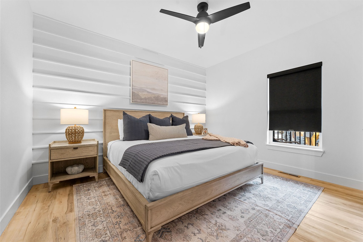 Main level King bedroom #2 w/ ensuite bath