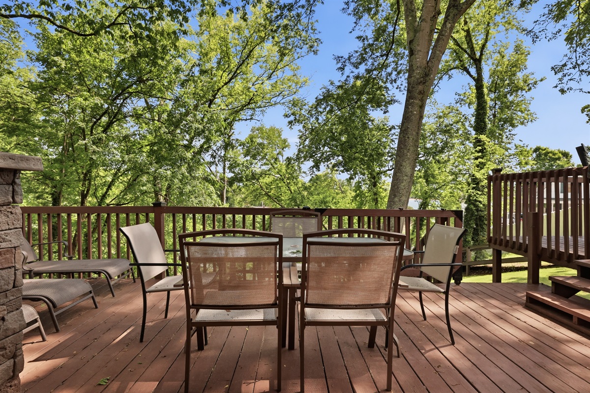 Back Deck dining