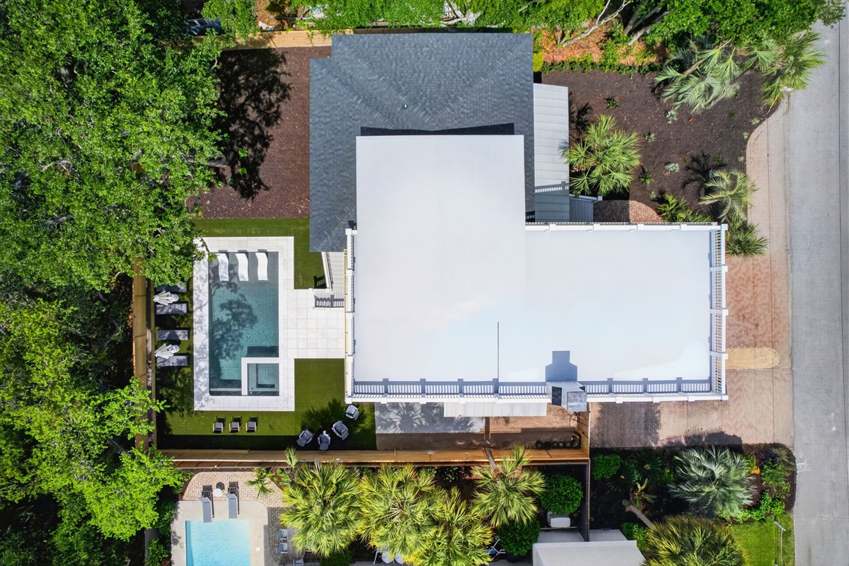 Aerial View | Sun Kissed by the Sea | 3007 Cameron Blvd | Isle of Palms, SC | IOP Escapes