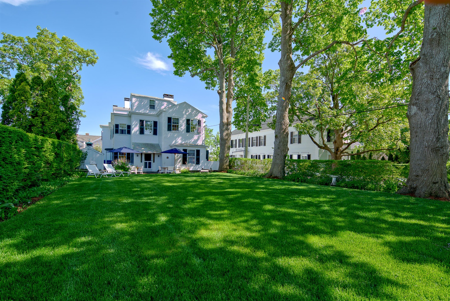West Wing and lawn