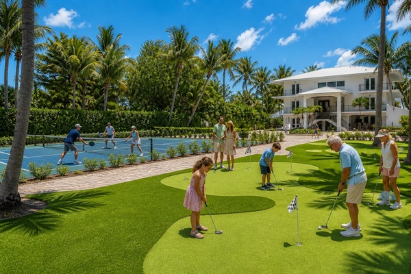 Mini putt golf