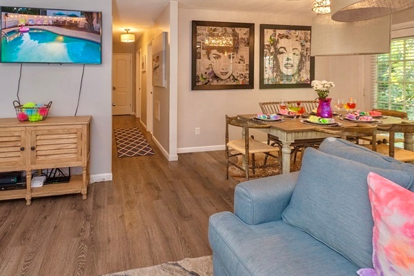Living and dining room