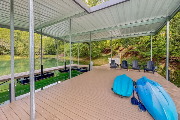 Dock seating area