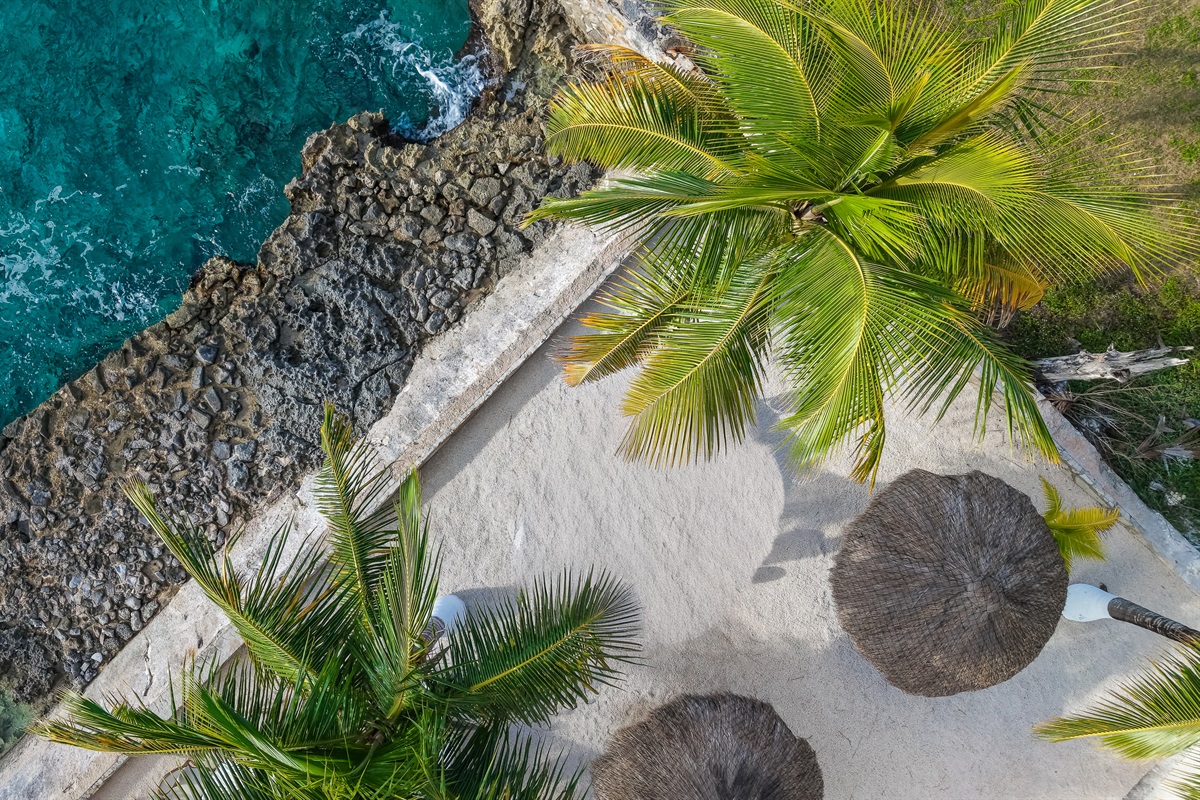 Sky View of Private Beach