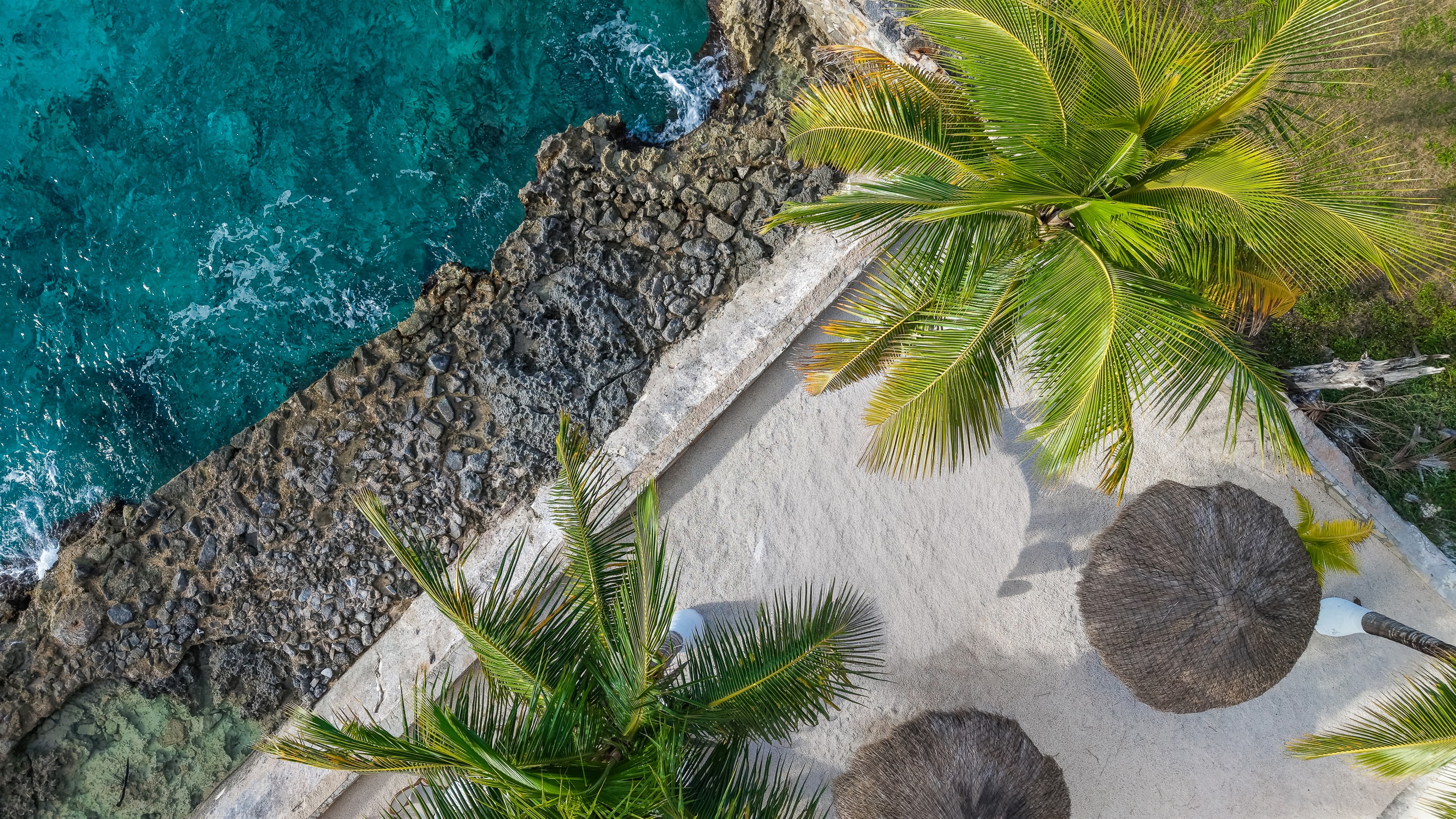 Sky View of Private Beach