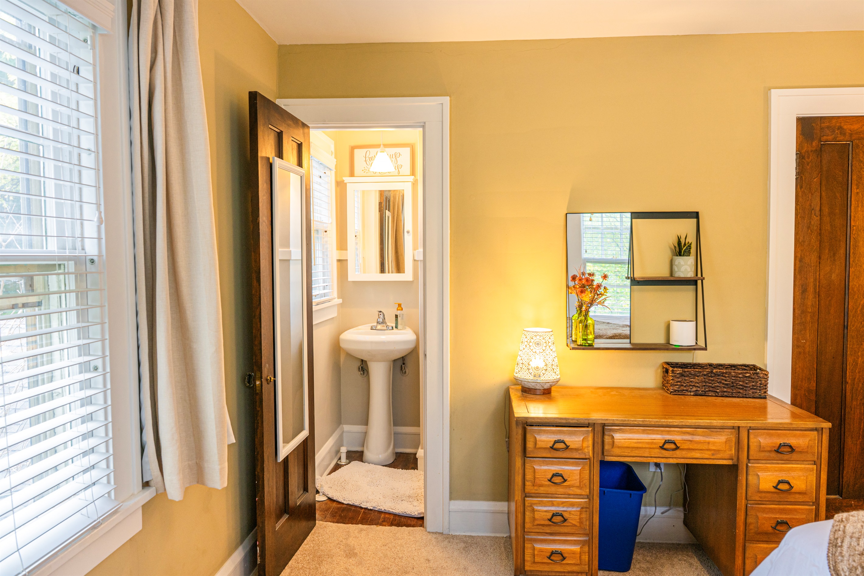 Bedroom #1: Oversized closet and an additional Dressing Area.