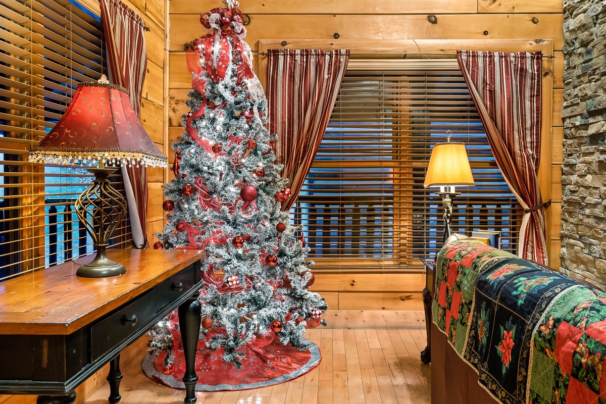 Christmas decorations are up seasonally!