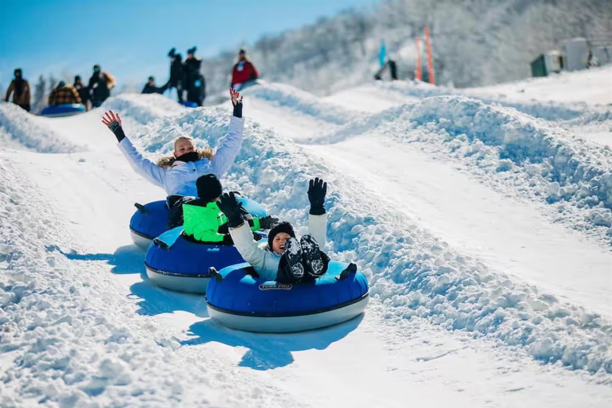 The NC High Country is a wintry wonderland full of so many activities: skiing, snowboarding, snow tubing, ice skating, snow shoeing, etc. Come play!