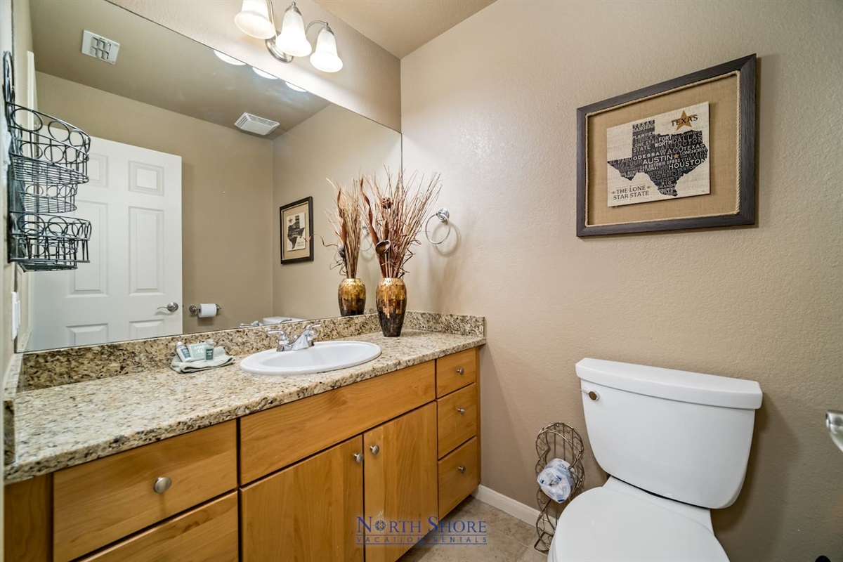 Half Bath in Hallway