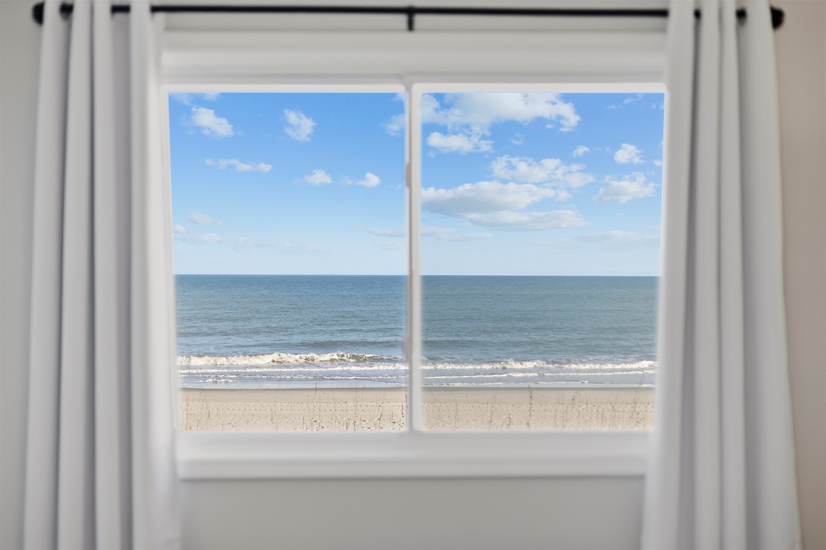 Beautiful view from bedroom window!