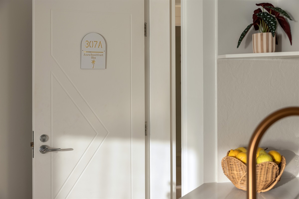 Private entry to your beachfront escape - welcome to Azure Beachfront Bliss.