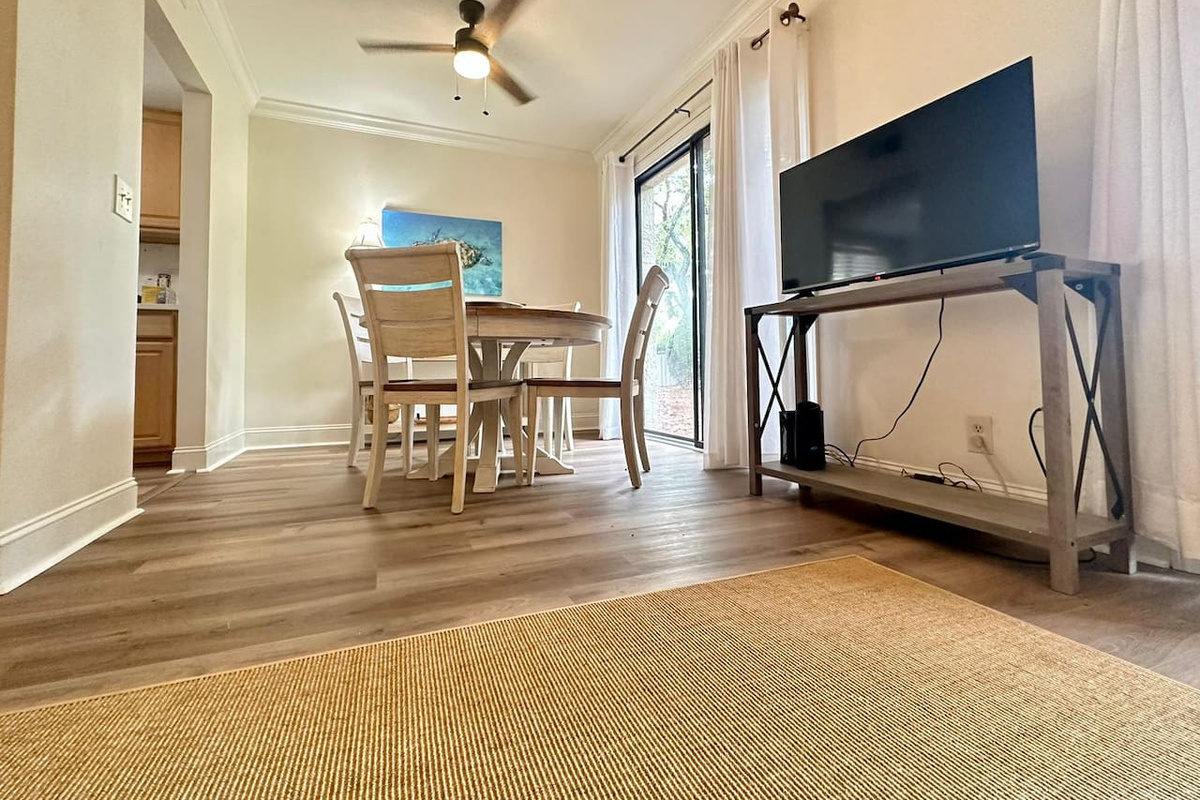 Dining area and Smart TV