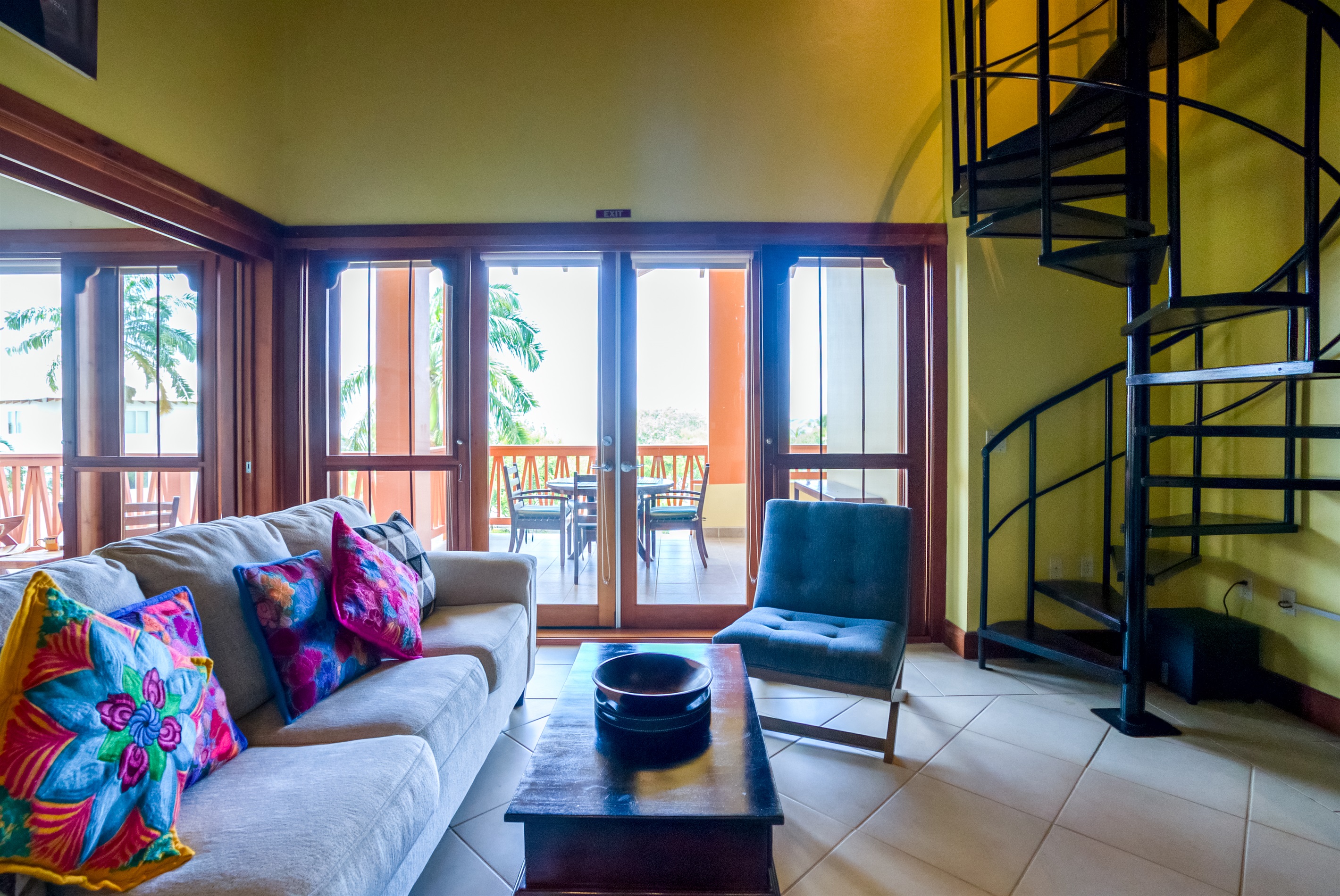 Living Room, Staircase to Bedroom 3